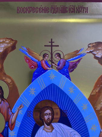 Сошествие во ад, писаная икона